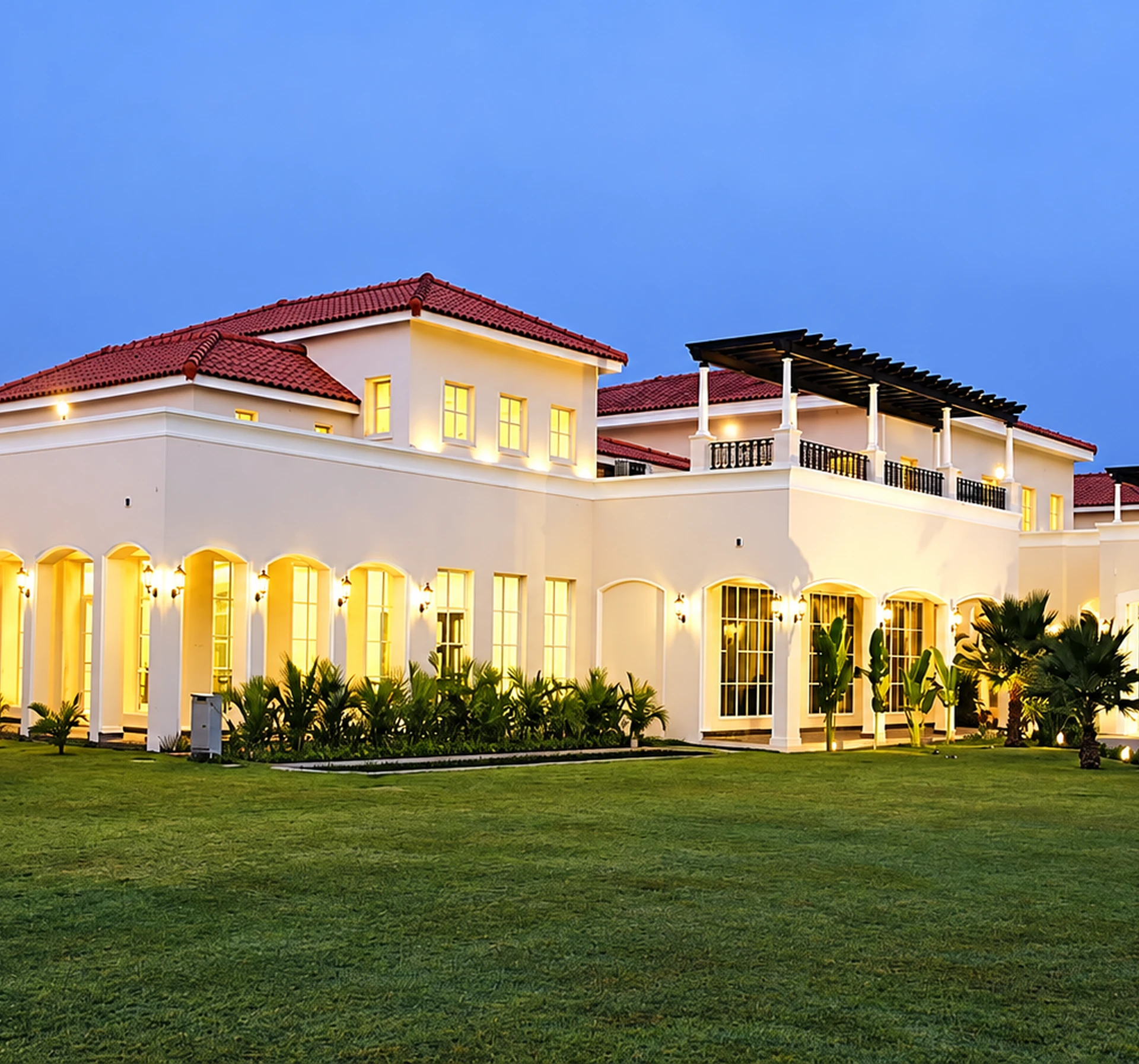 Clubhouse lawn view in Wave Estate near Noble Willasa